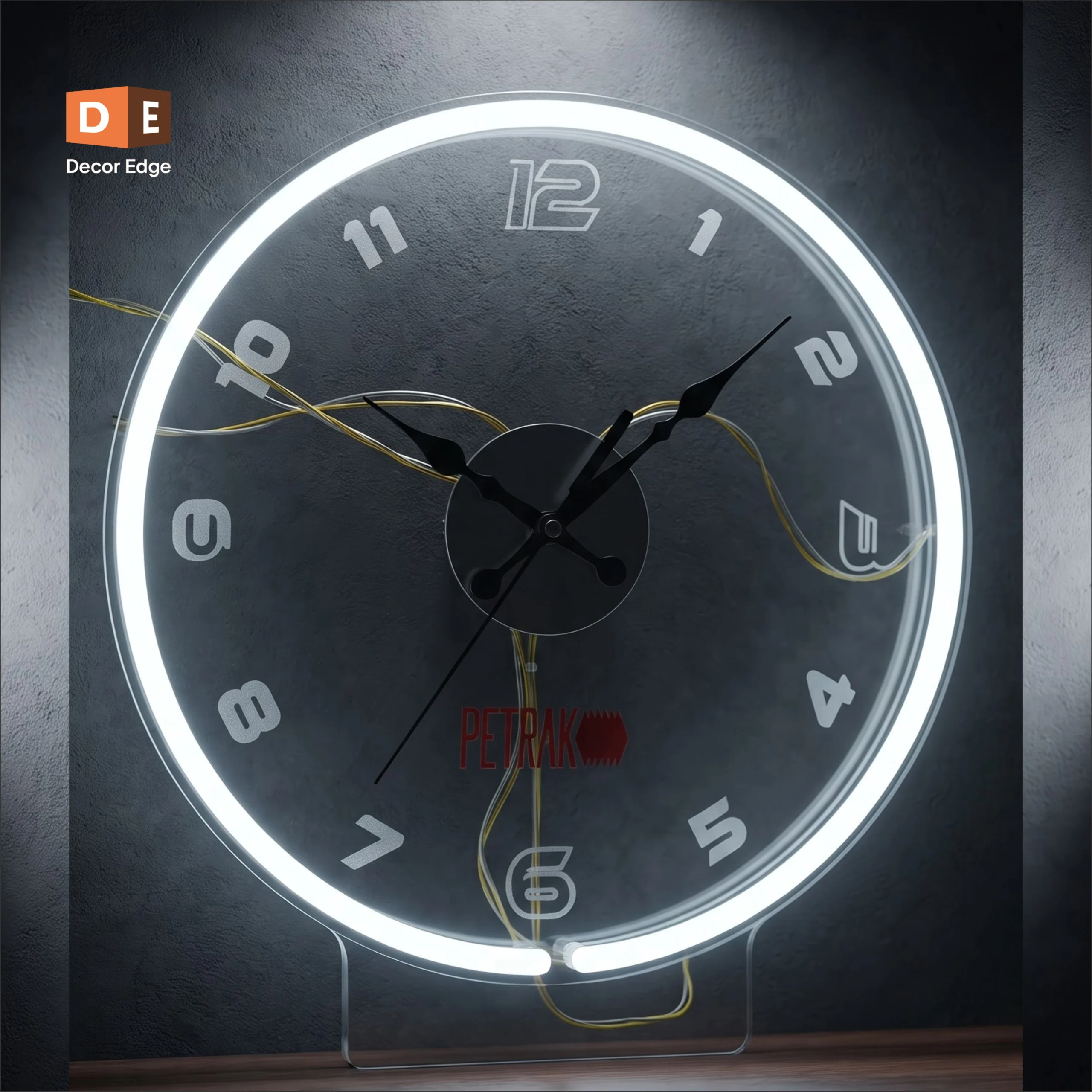 Neon Clock Premium Cut deisgn-Premium Quality Decor 2026 | Decor edge