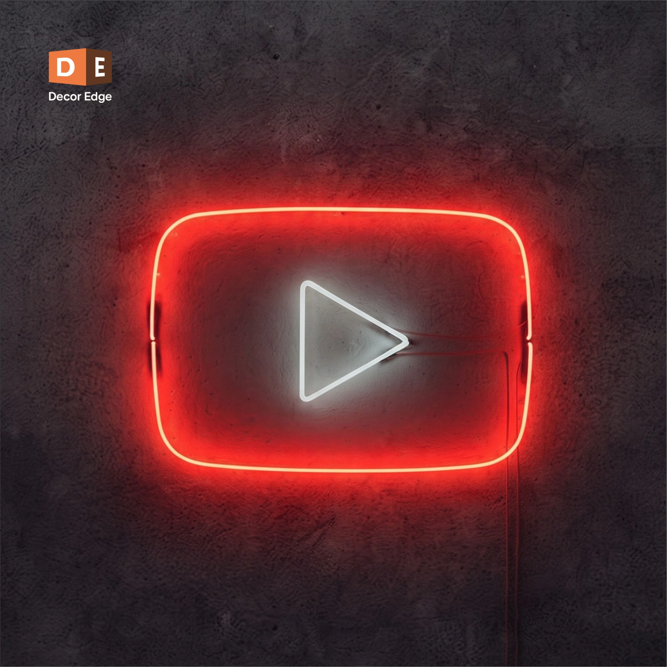 Play Button Neon Sign – Premium Handcrafted LED Wall Decor collection 2026