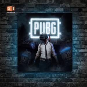 Pubg LED Neon wall Poster gaming room wall