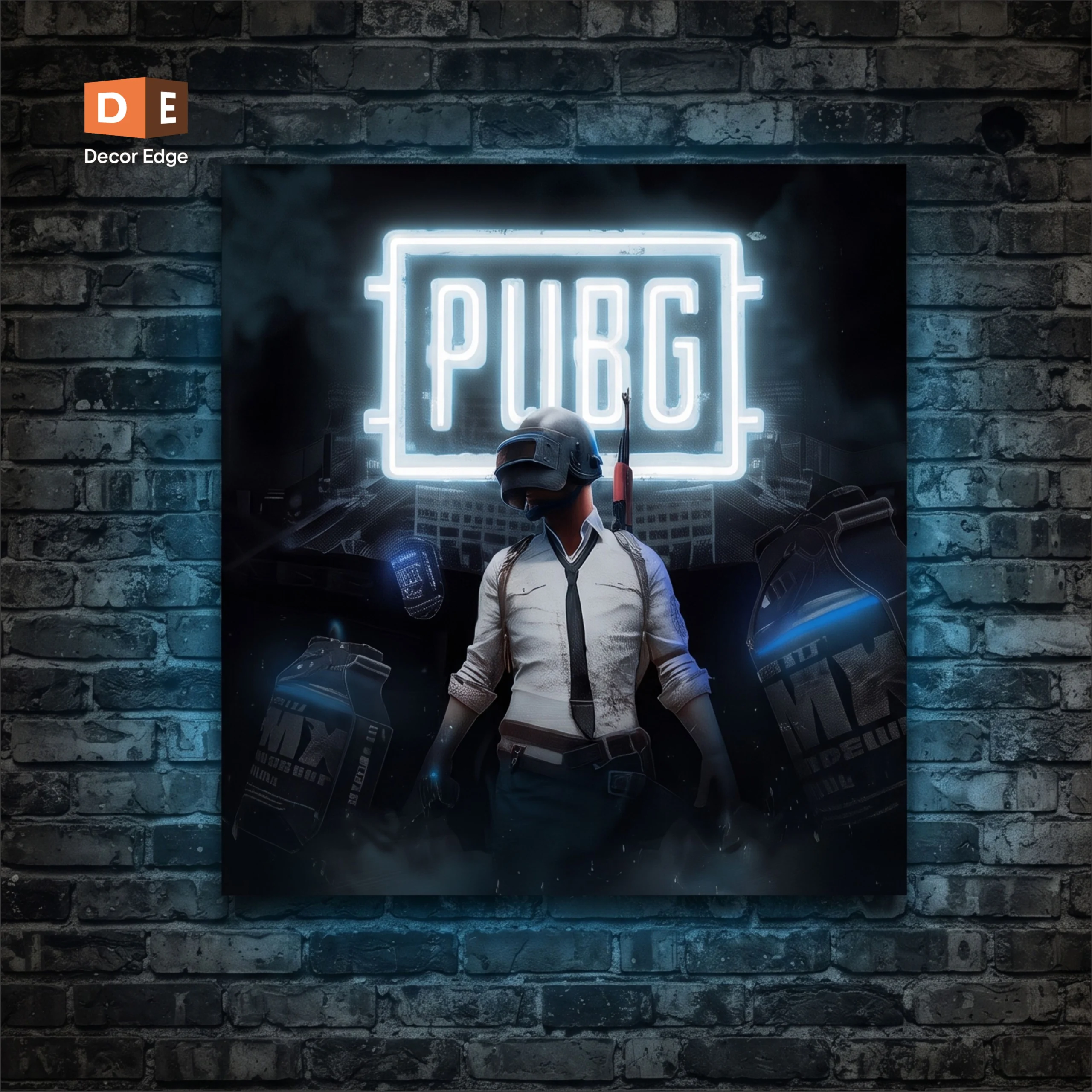 Pubg LED wall art – Stunning Gaming Decor 2026 | Decor Edge Gamer Collection