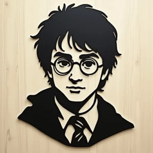 Wizard Boy Wall Art - Decor Edge Handcrafted Wooden Silhouette Home Decor