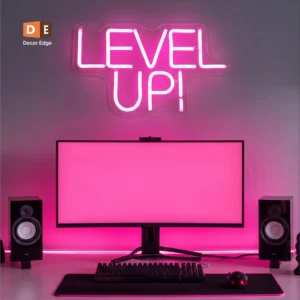LEVEL UP Neon Sign Neon Light Wall