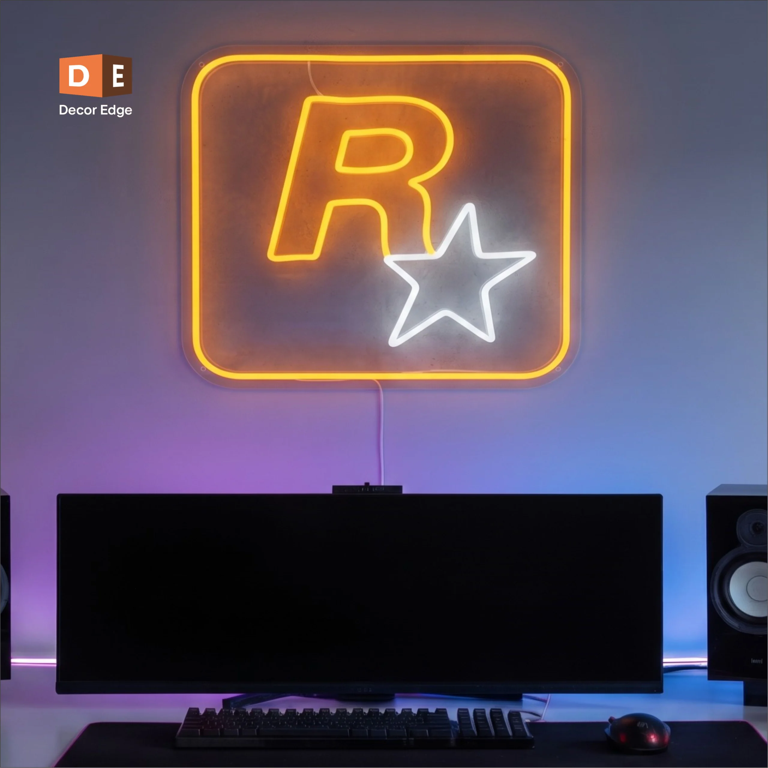 Rockstar Neon Sign – Premium Best Quality Decor 2026 Collection | Decor Edge