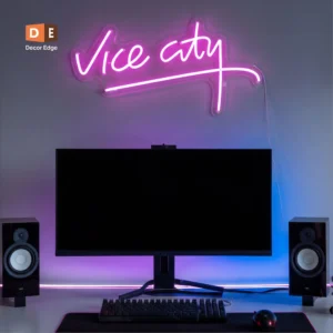 Vice City Pink LED Neon Sign