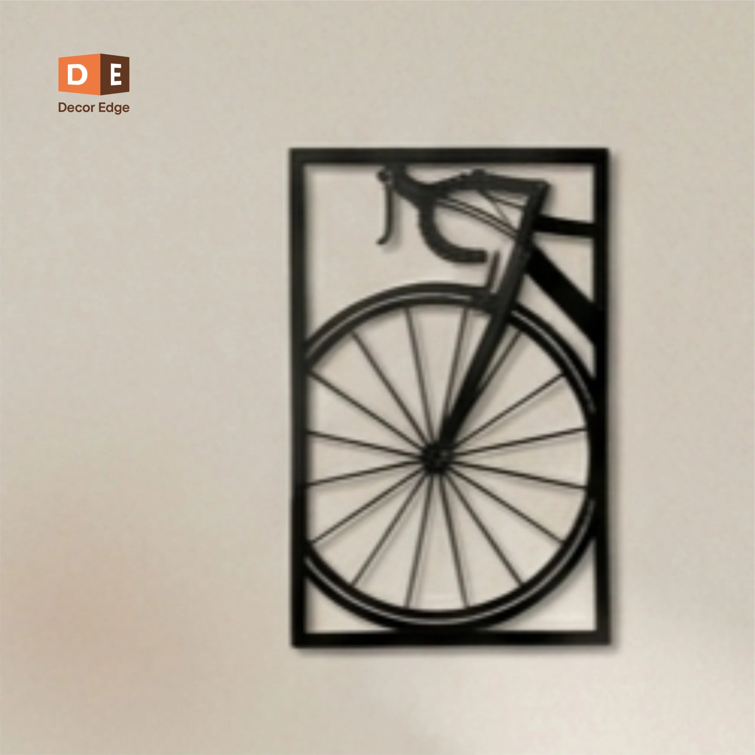 Bicycle Metal Wall Art – Premium Handcrafted Cyclist Silhouette 2026 | Decor Edge